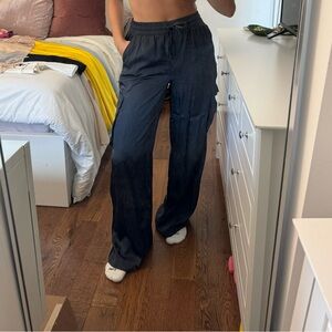 Aerie silk cargo pants